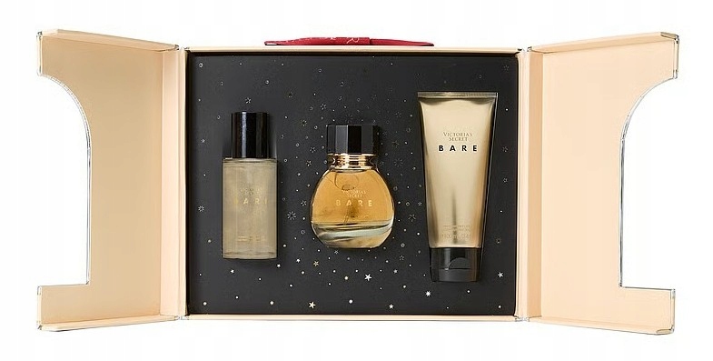 Dárková sada Victoria's Secret Bare edp 50 ml, balzám, mlha