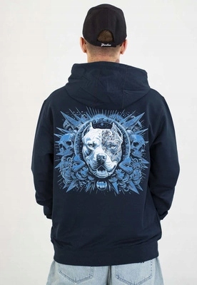 Mikina Pit Bull S Kapucí World dark navy