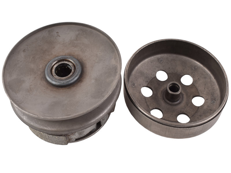 SPRZĘGŁO + DZWON SKUTERY ŁOŻYSKA 4T GY6 - SUPER Producent Seaco