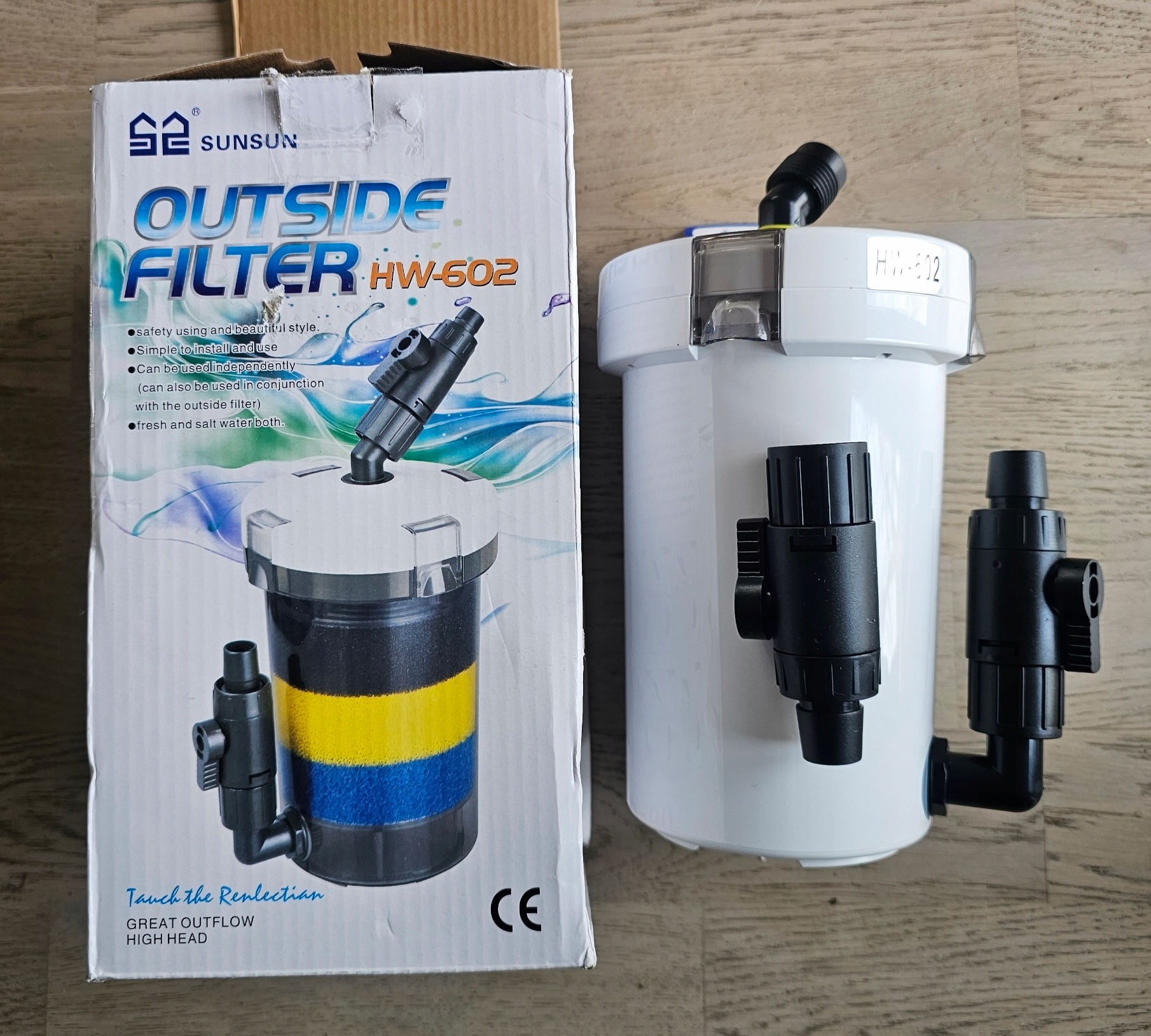 Předfiltrační Kelímkový Filtr HW-602 1,5L Sunsun