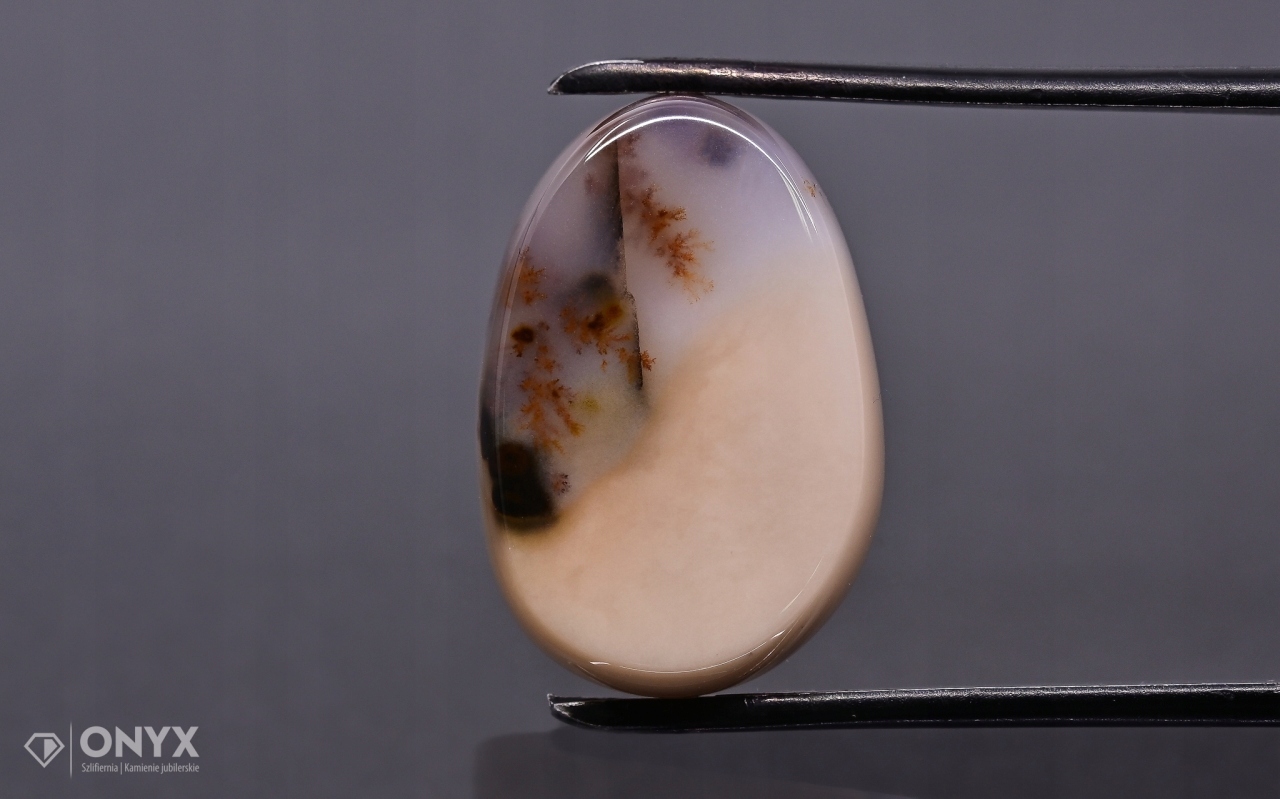 Dendritový achát z Kazachstánu nepravidelná destička