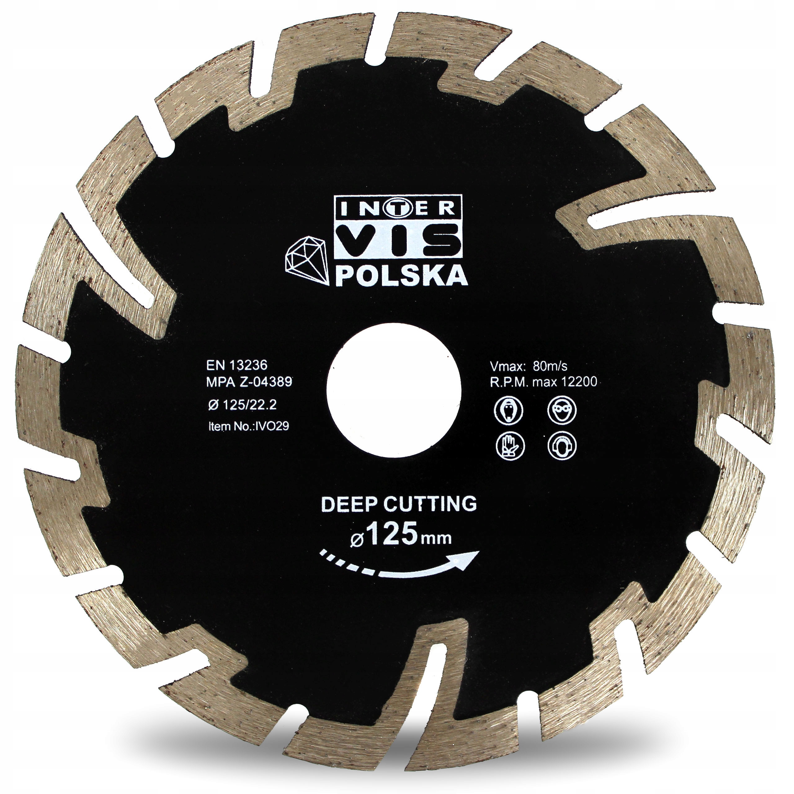 

Tarcza Do Betonu Diamentowa Intervis 125 Deep Cut