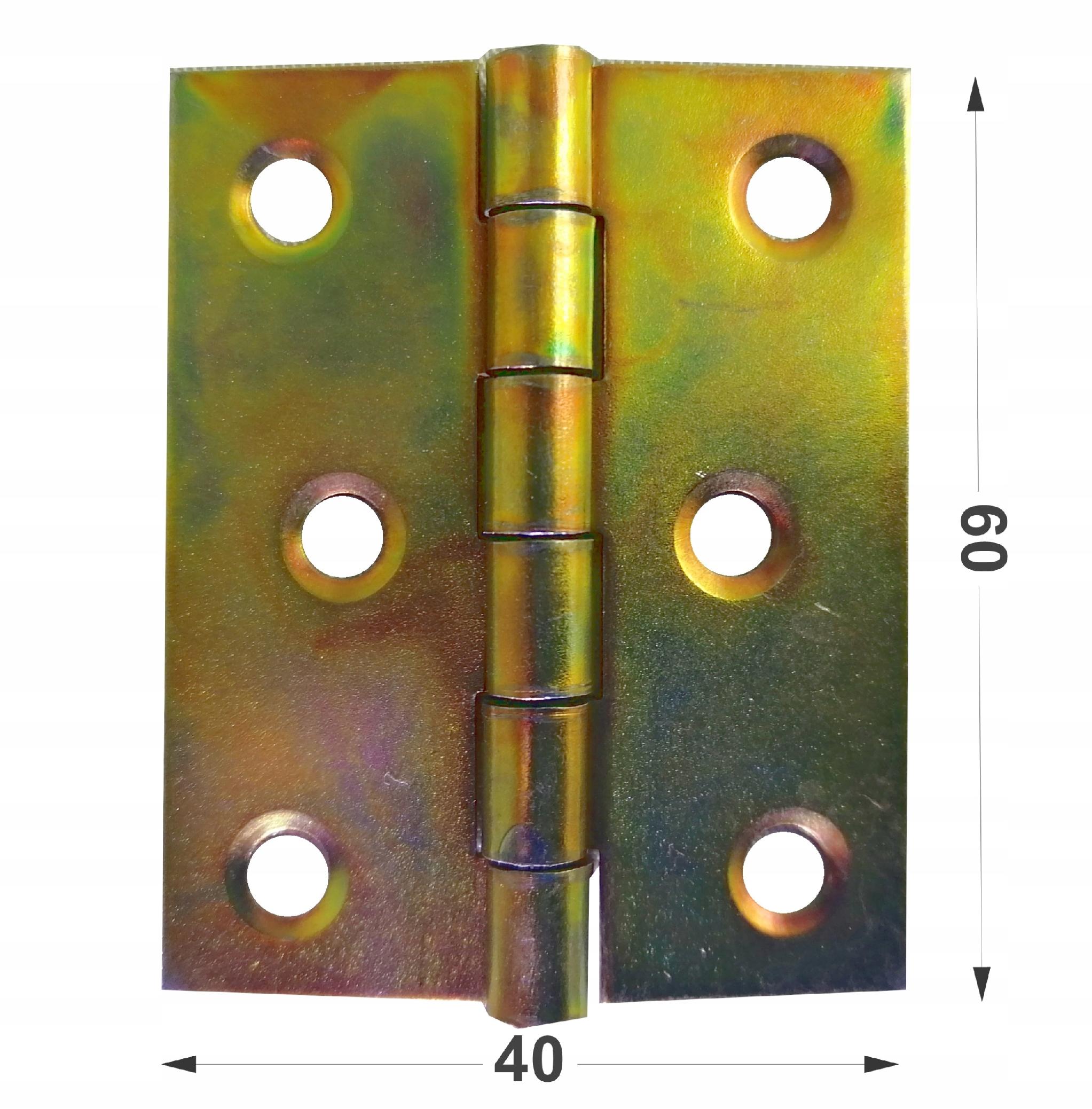 ZAWIAS BUDOWLANY SPLATANY DRZWI 60x40 OCYNK 2 SZT Kod producenta zs6040
