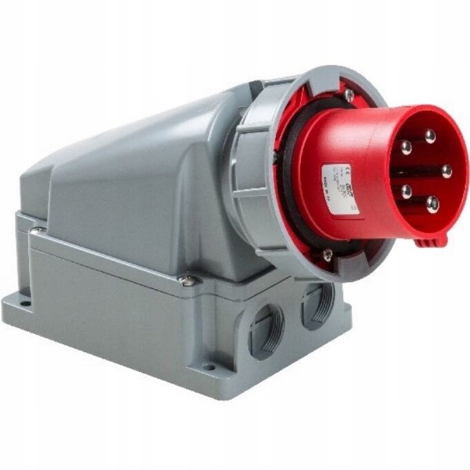 Pevná silová zástrčka 63A Pce 535-6 5P 5 kolíková