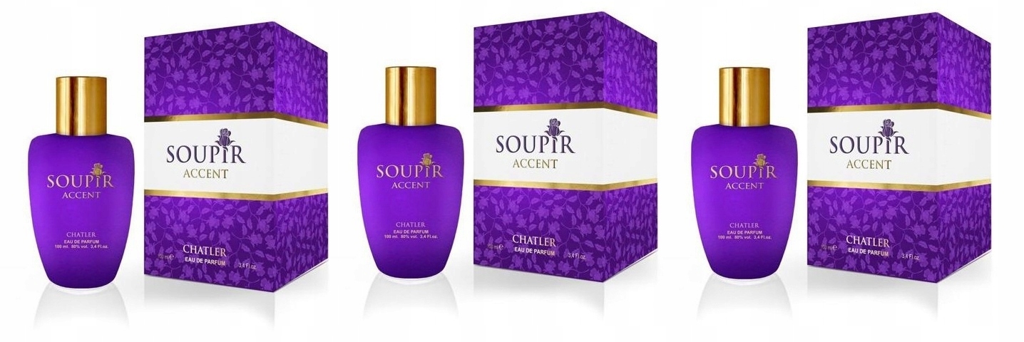 Chatler Soupir Accent 3x100 ml parfémovaná voda