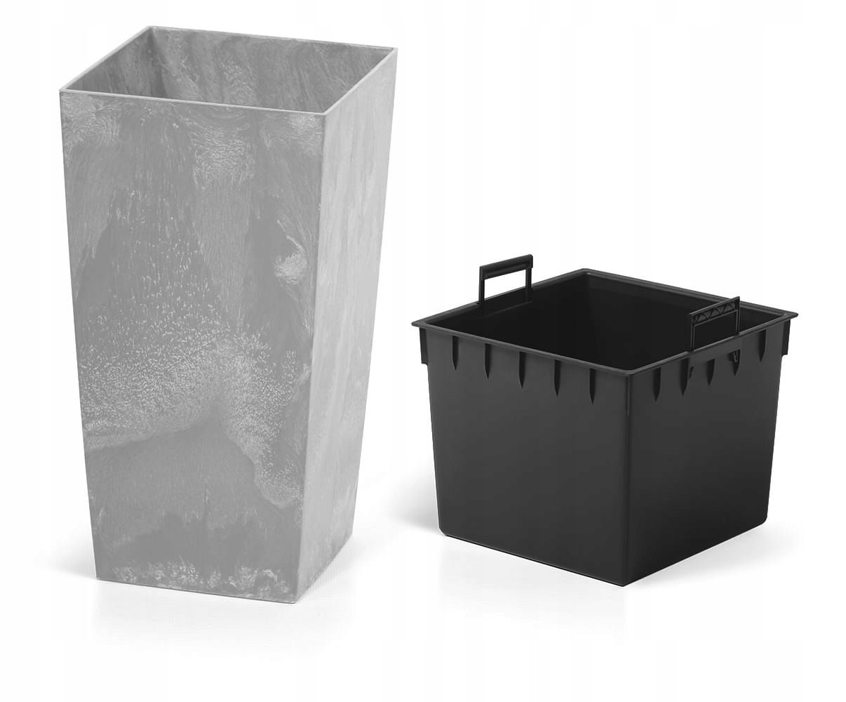 

Doniczka wysoka wkład Beton DURS200B Plastikowa