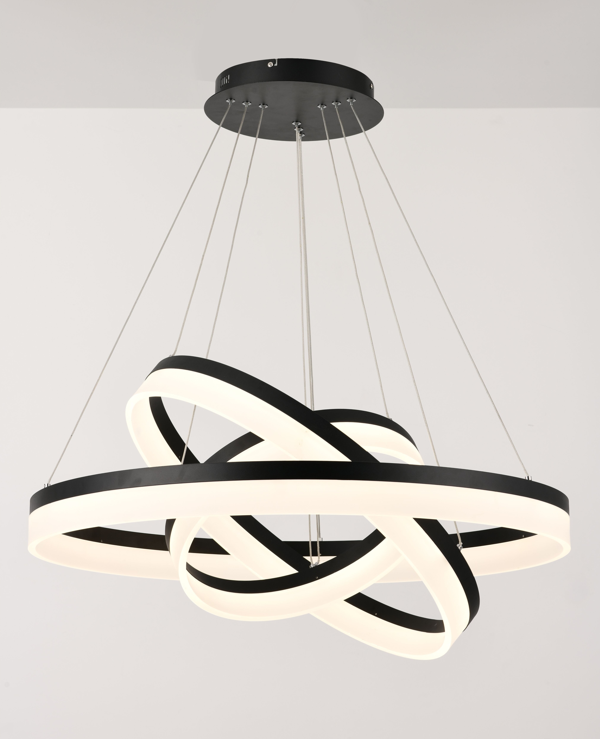 Závěsná lampa Reality Cornelia 3 body světla, integrovaný Led zdroj