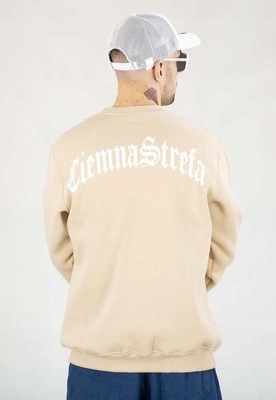 Mikina Tmavá zóna Bez Kapuce Gotika béžová