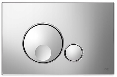 Splachovací tlačítko pro Wc Globe chrom lesk