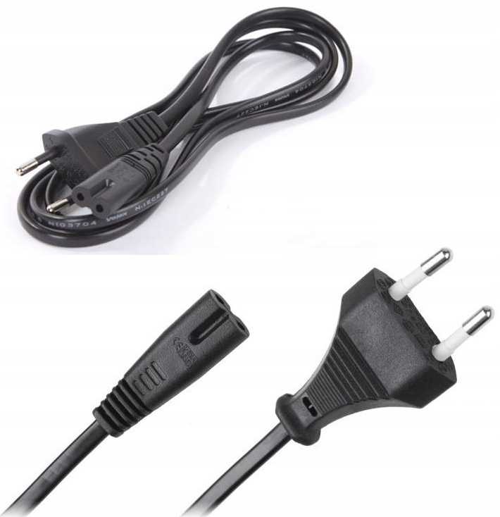

Mocny Kabel Zasilający Przewód Rtv 2PIN 0,75M