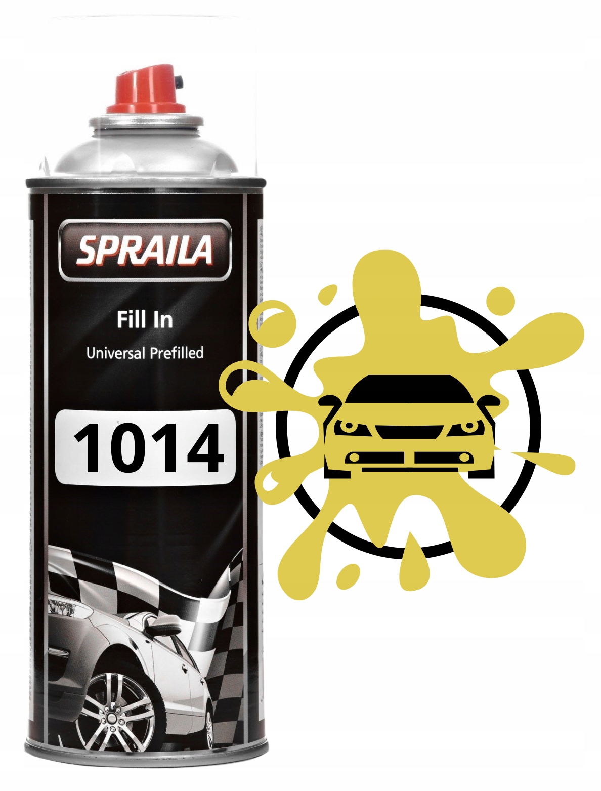 2K Akryl Ral 1014 Półmat Słomkowo Beżowy Lakier Z Utwardzaczem Spray 400ML