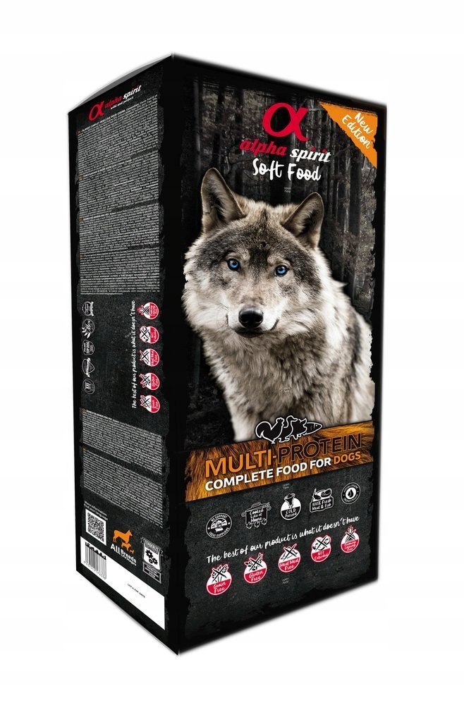Levně Alpha Spirit Multiprotein Dog Food 9 kg