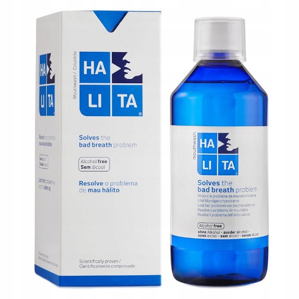 

Vitis Halita płyn do ust nieświeży oddech 500 ml