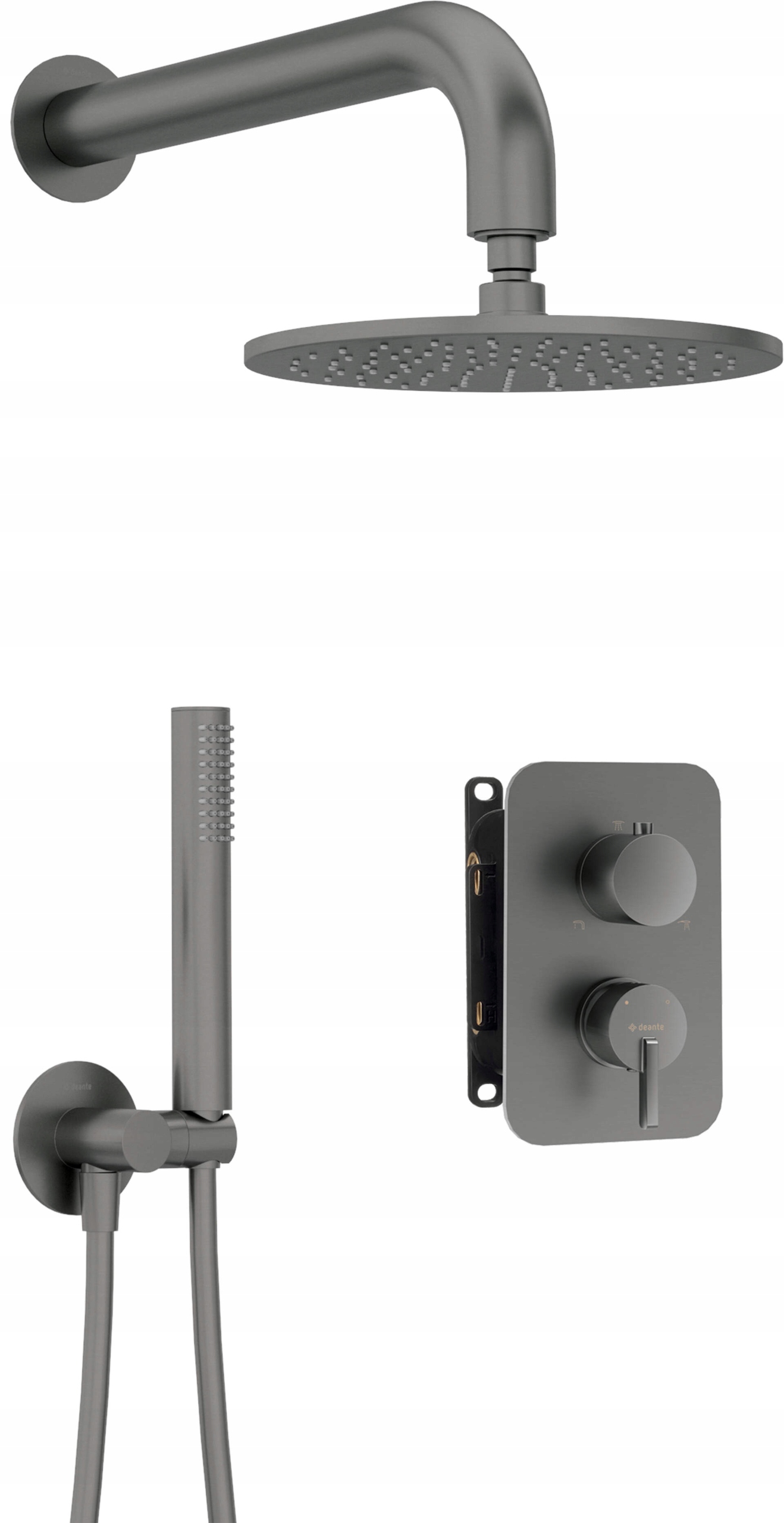 Podomítkový sprchový set s míchacím boxem, dešťová sprcha Ø250 mm