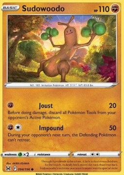 Karty Pokemon (lor 094) Sudowoodo