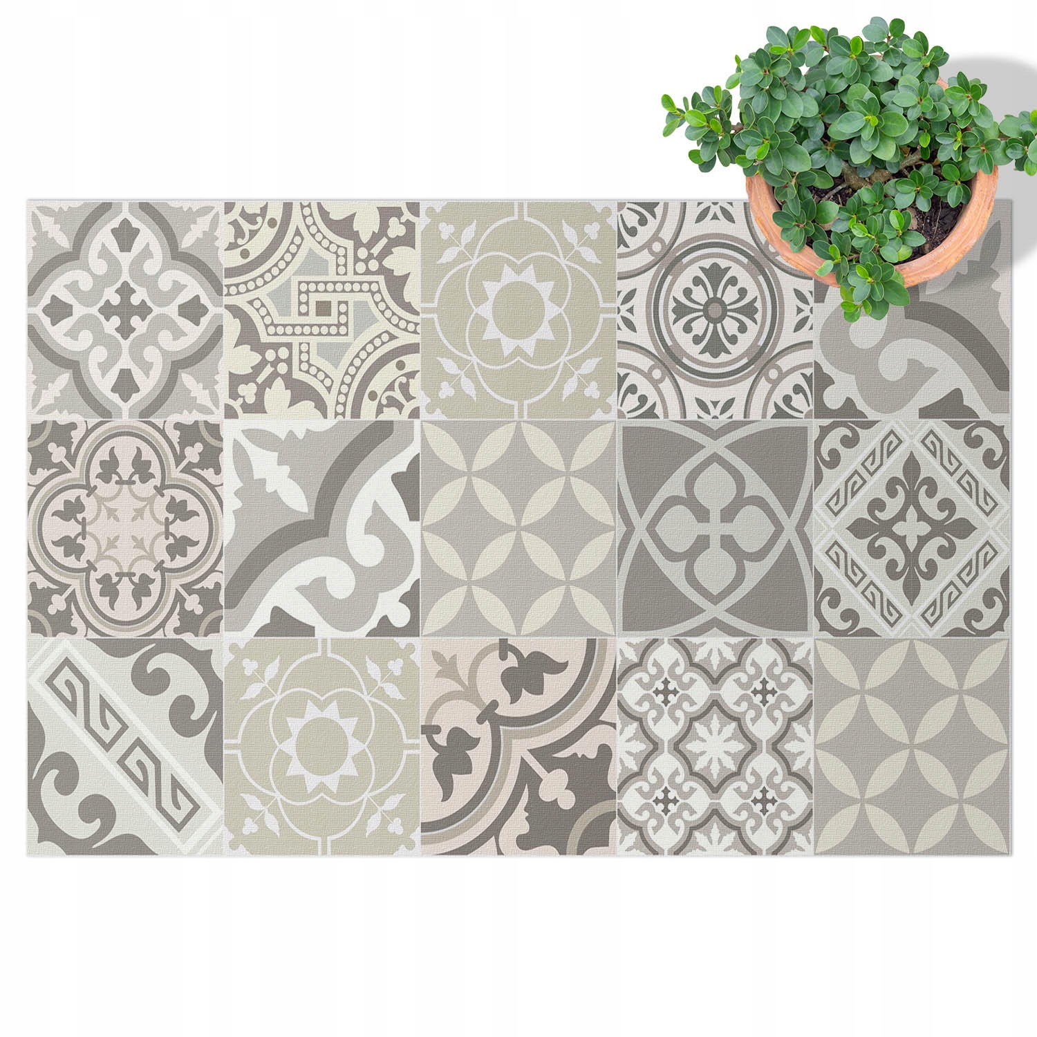Vinylový Pvc koberec na terasu Balkón do záhrady Patio Rôzne vzory 80x120