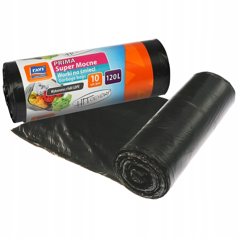 

Worki Na Śmieci Prima Ldpe 120 L 10 Szt.