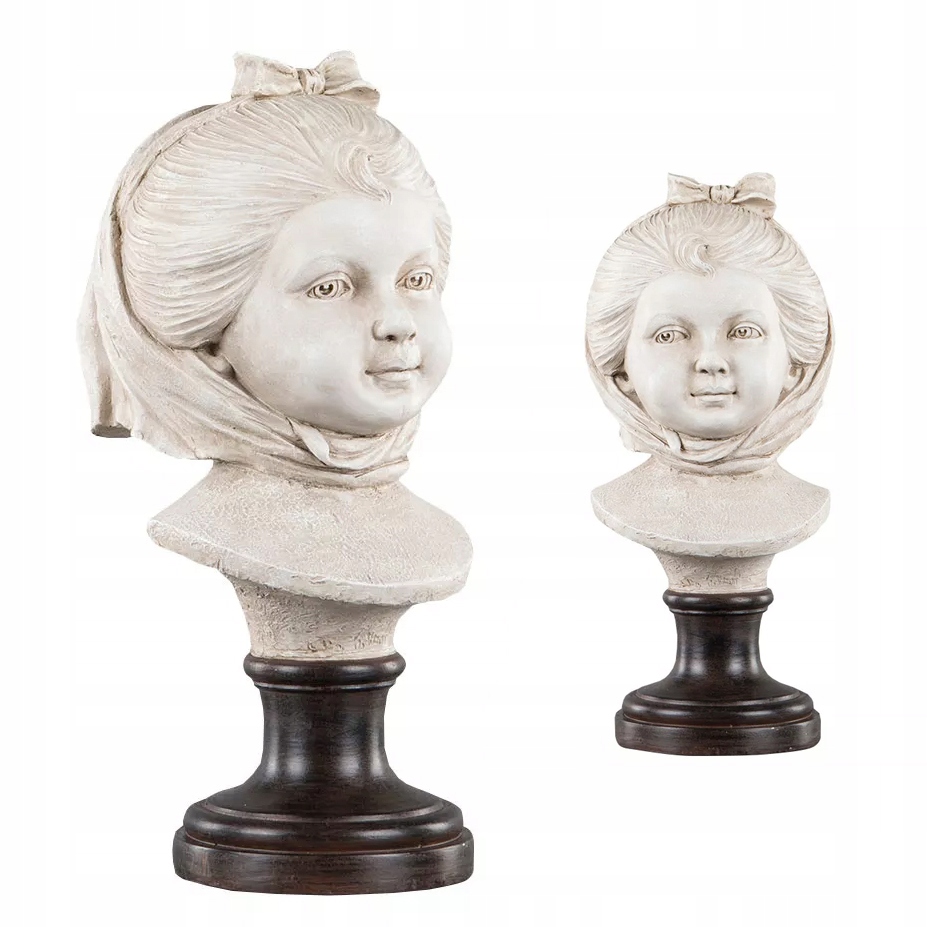 Dekorativní Stojící Figurka Ozdoba Dívka retro na poličku skříňka 30 cm