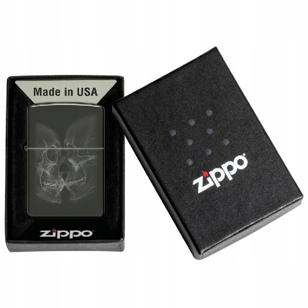 Zapalovač Zippo X-Ray Kiss Design Black Originální benzínový