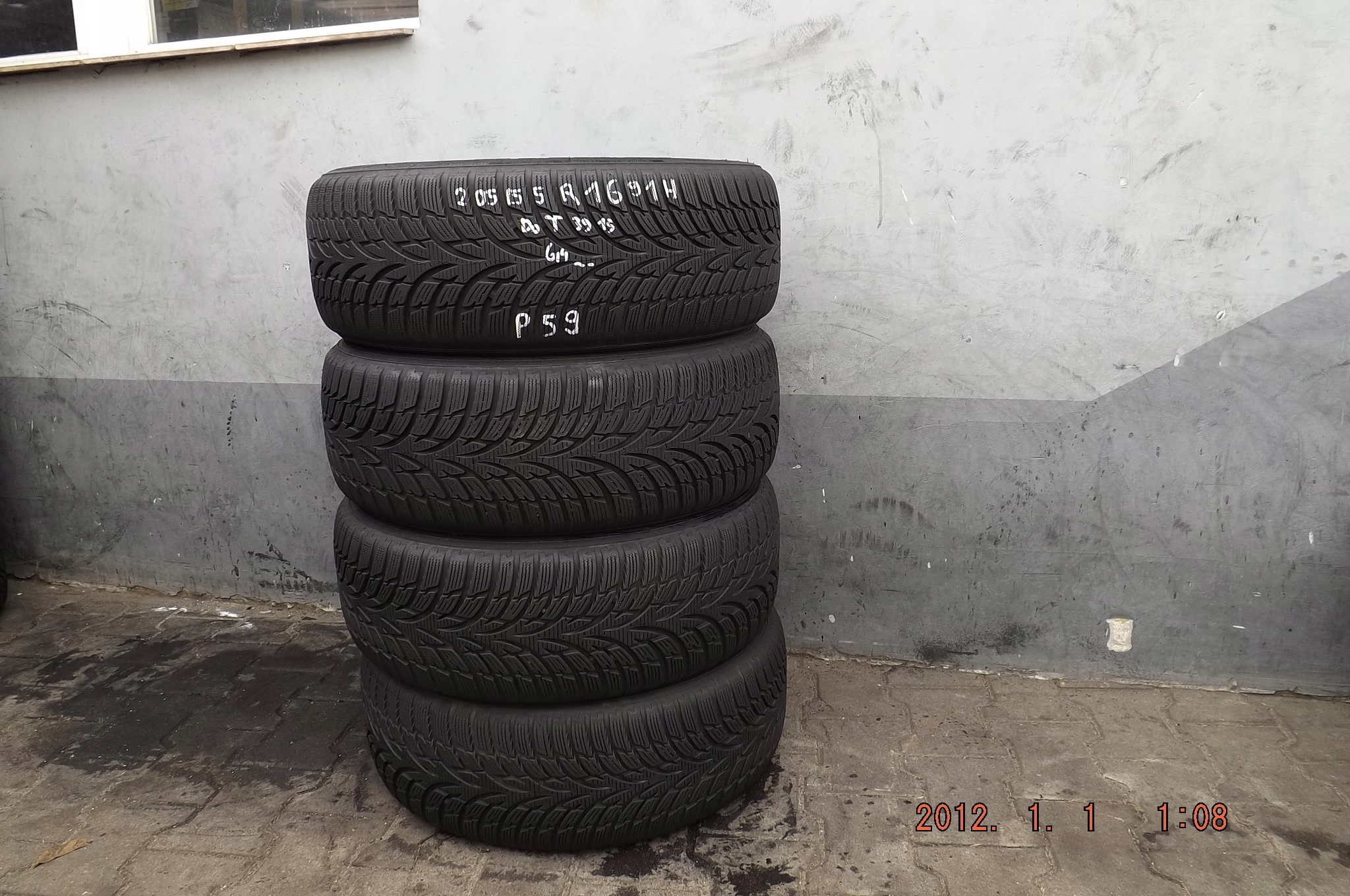 [P59] 4XZIMA 205/55R16 91H NOKIAN WR D3 & Model WR D3