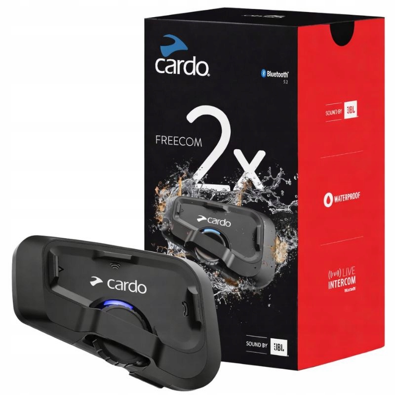 Interkom Cardo Freecom 2X Single Sada Na 1 Prilbu FRC2X003