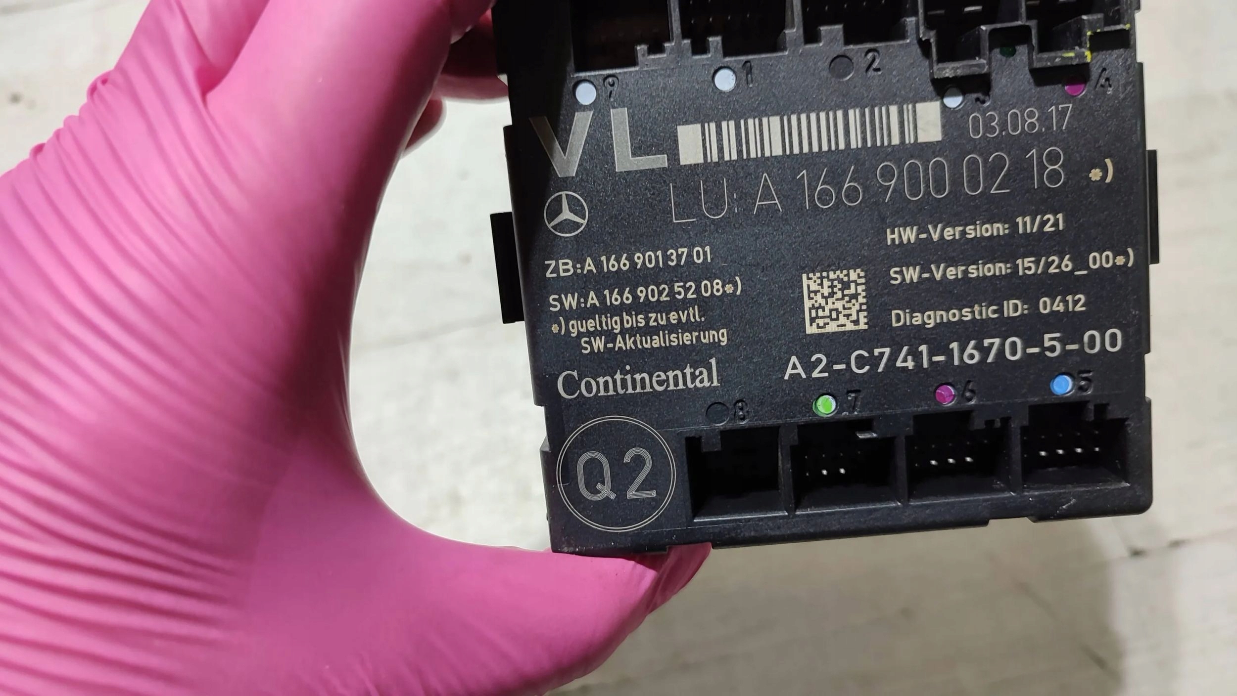 Mercedes-Benz A W176 2017 front side left module door