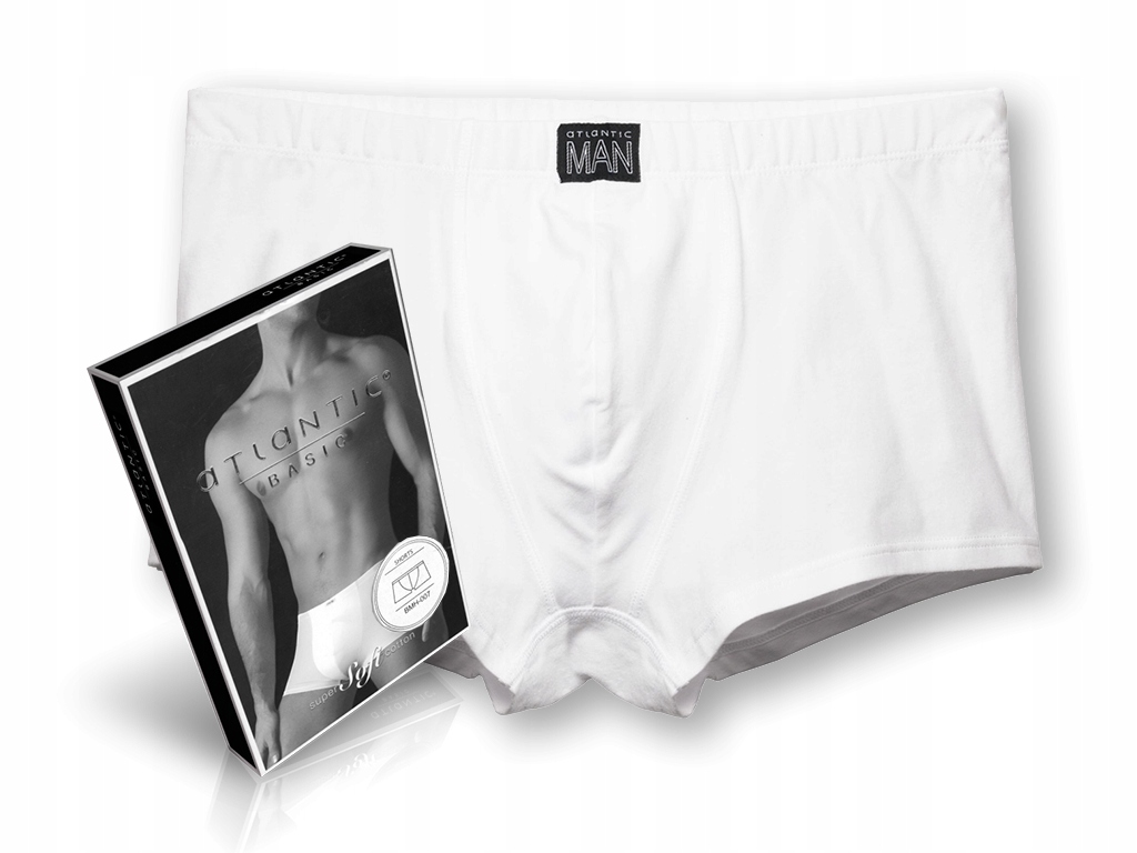 

Atlantic szorty męskie bokserki Bmh 007 Bia r. 4XL
