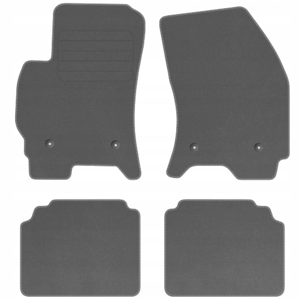 Ford Mondeo MK3 00-07 velurové koberce Comfort Šedé