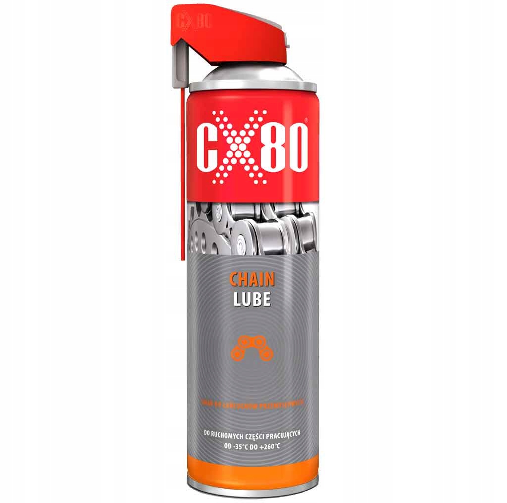 Smar Do Łańcuchów Części ruchomych 260 stopni CX80 Chain Lube 500ML Duo