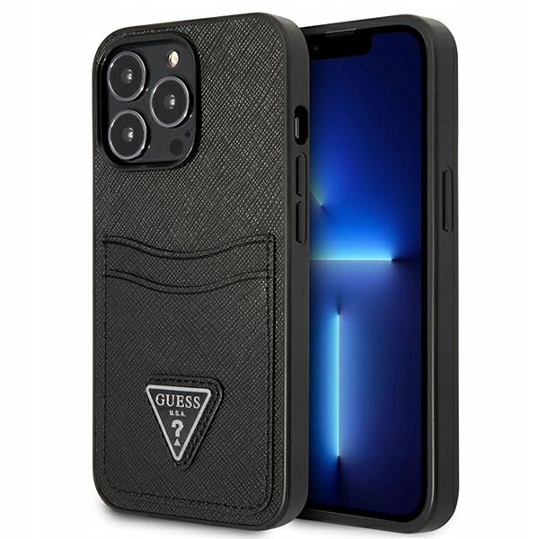 Guess GUHCP13LPSATPK iPhone 13 Pro 136,1" černý/černý hardcase