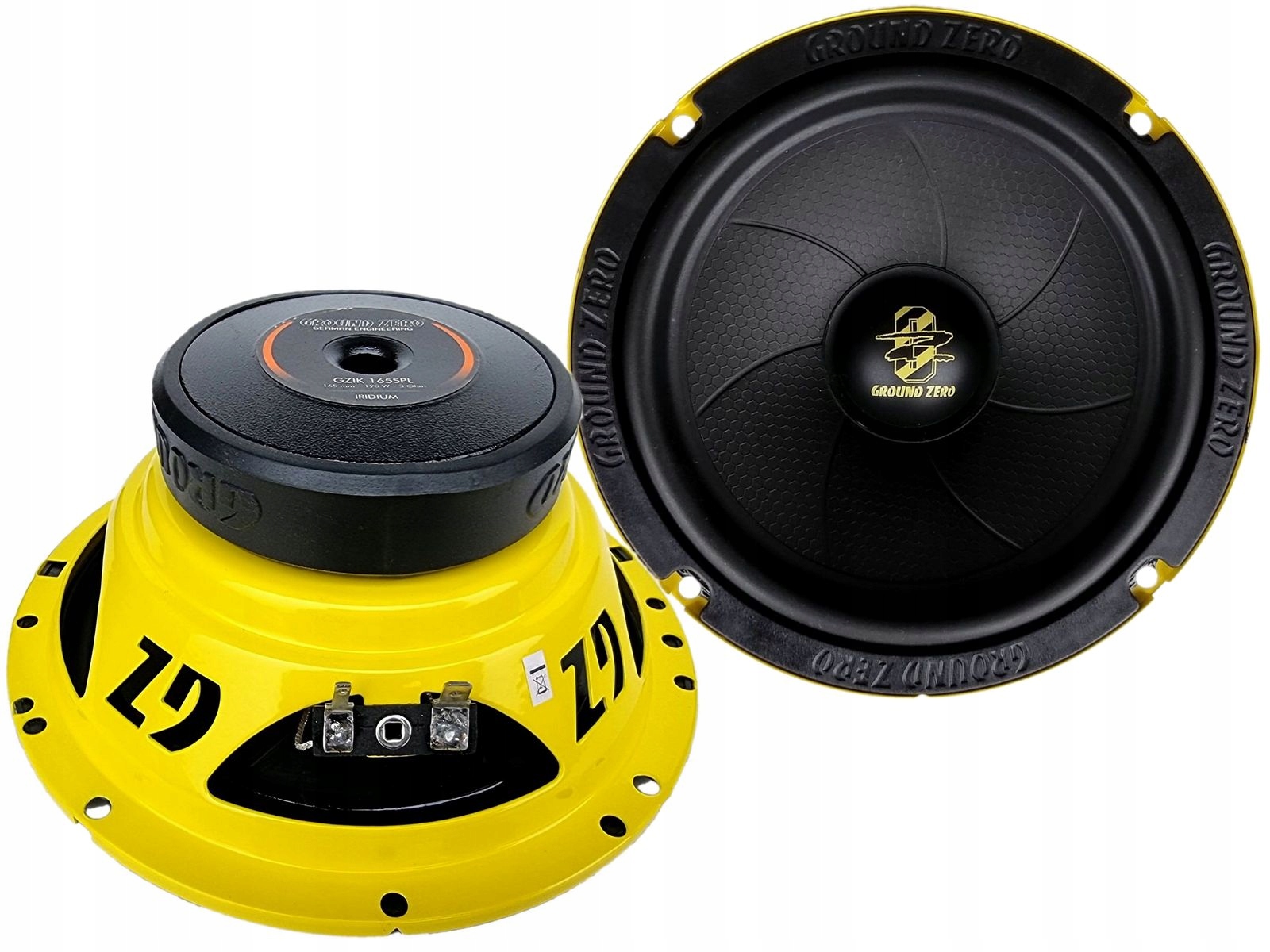 Basové reproduktory do auta 165 mm 3Ohm Iridium Ground Zero Gzik 165SPL