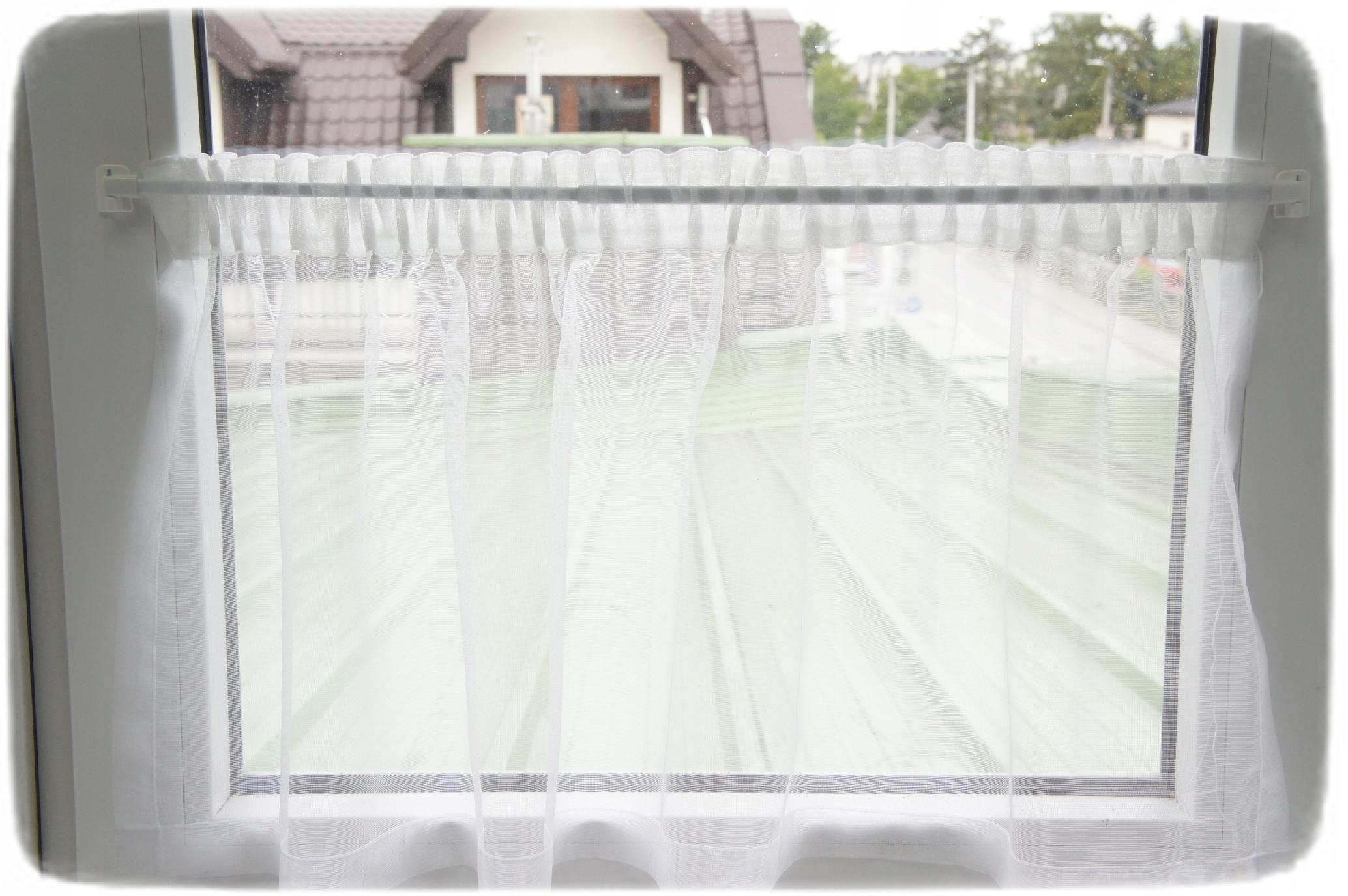 

Mini Karnisz patyczek Zazdrostki biały 100-180 cm