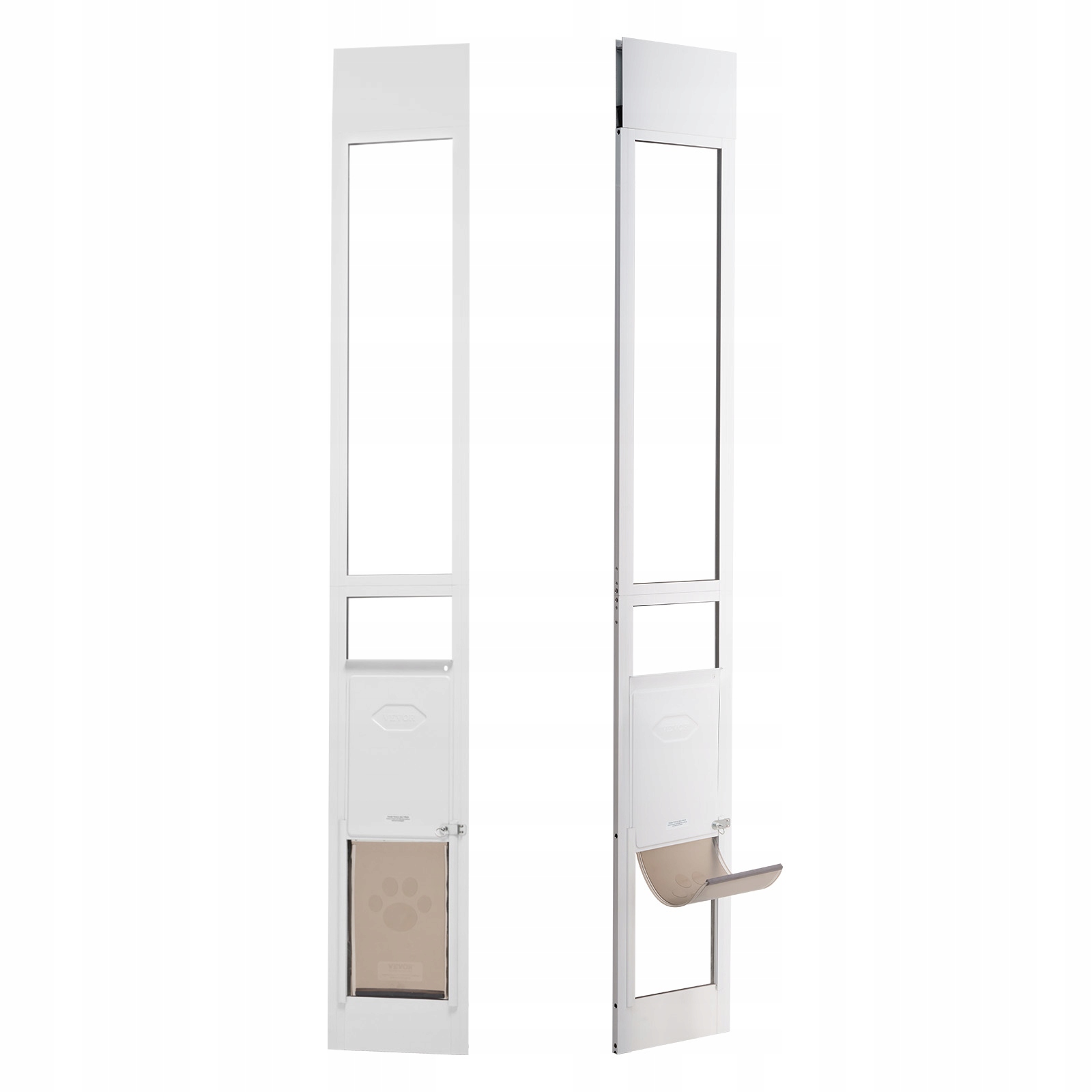 Levně Kyvné dveře 192,7-204,9 cm Nastavitelná výška Velikost M Dveře pro psa