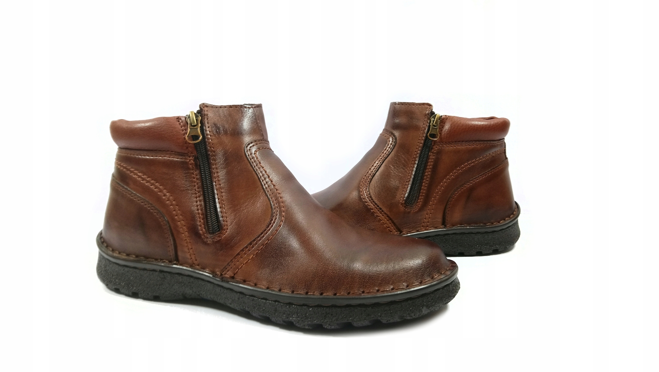 Bukat 253 buty zimowe Polskie brązowe 42 Skóra Nat