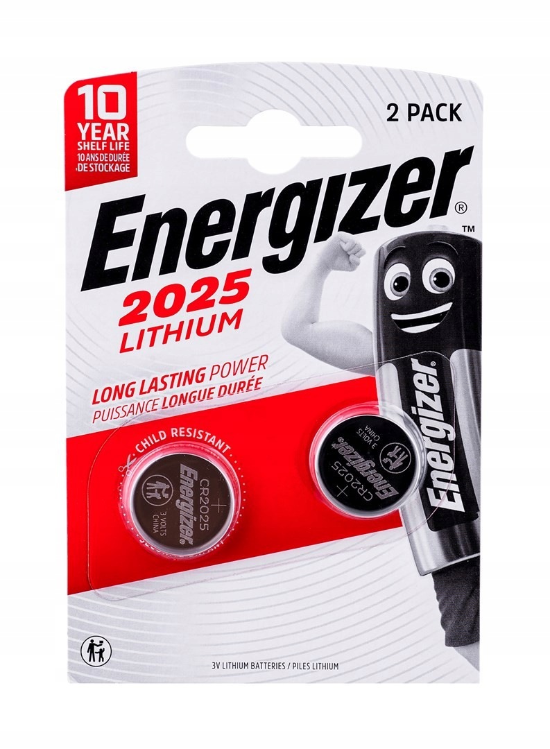 Energizer Bateria Specjalistyczna CR2025/2, 3V, Eco