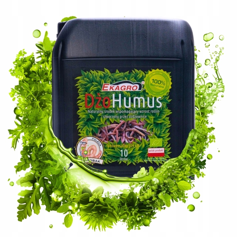 Dżohumus Biohumus Ekologiczny I Naturalny Nawóz Z Dżdżownic 20L Do Warzyw