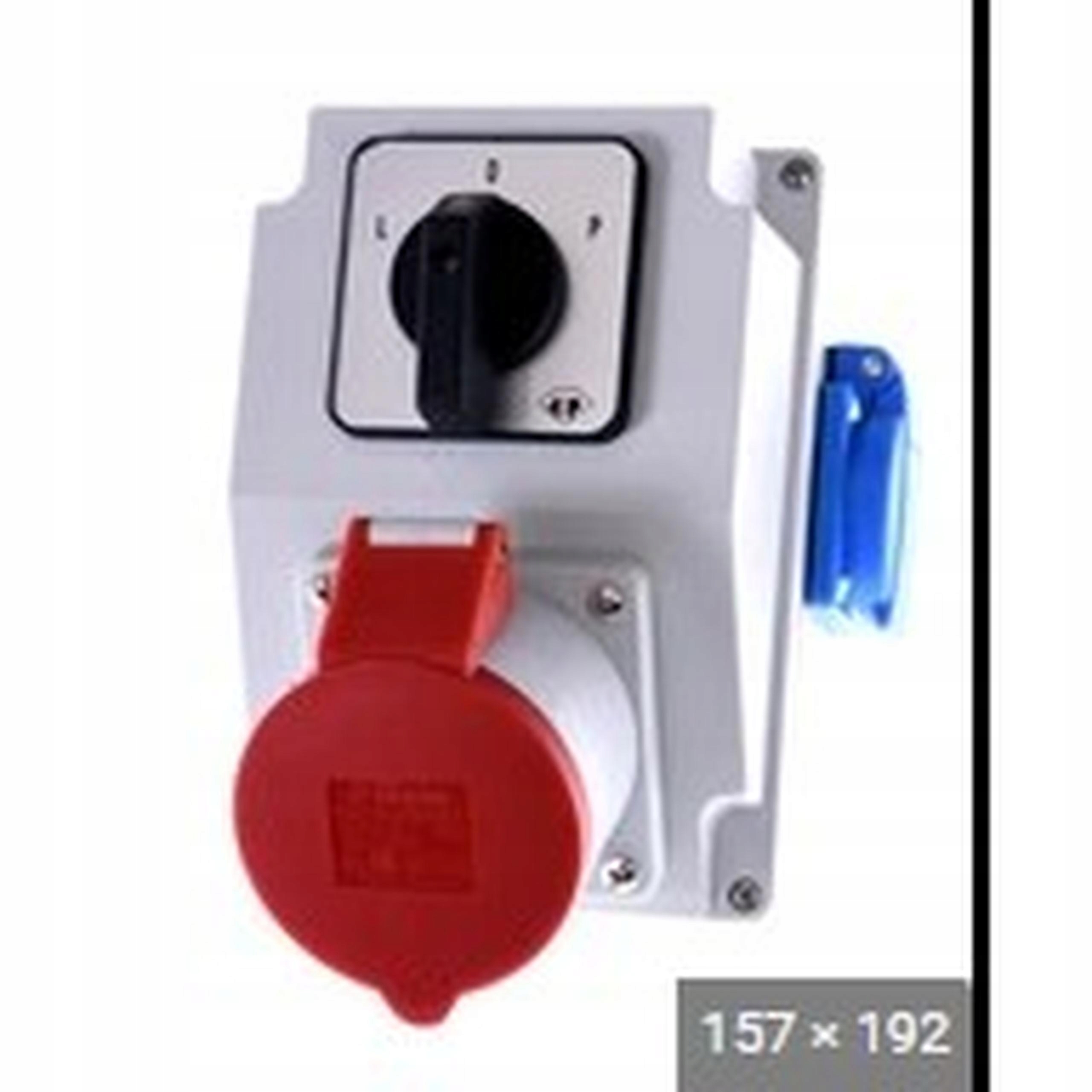 Instalační sada s zásuvkou Jurata 16A/5B L-p 1X250V Aep