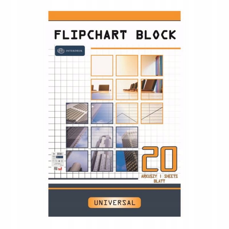

Blok do flipchartów A1 50 kartek gładkie Interdruk