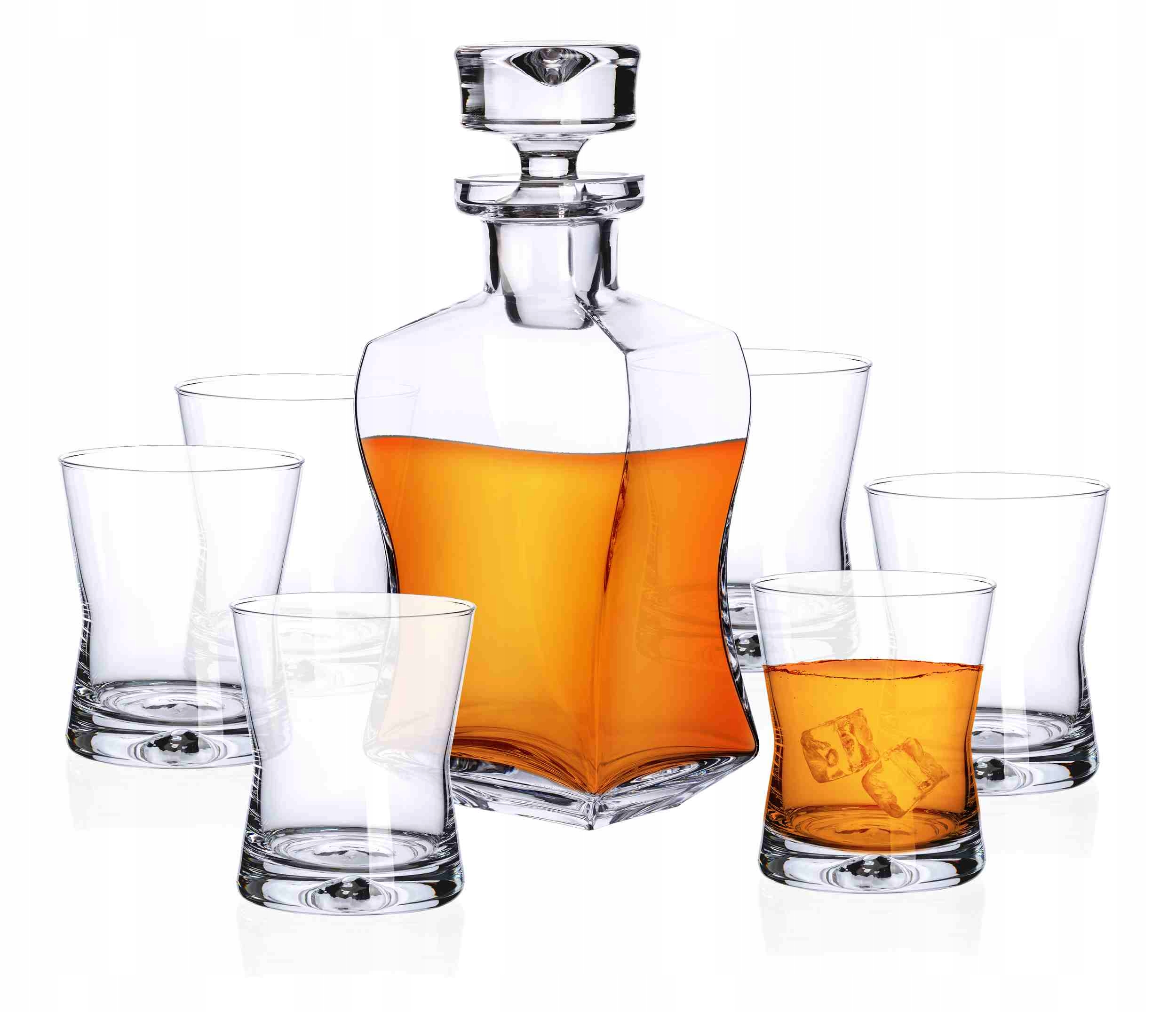

Komplet do whisky Signature Krosno 6+1 karafka