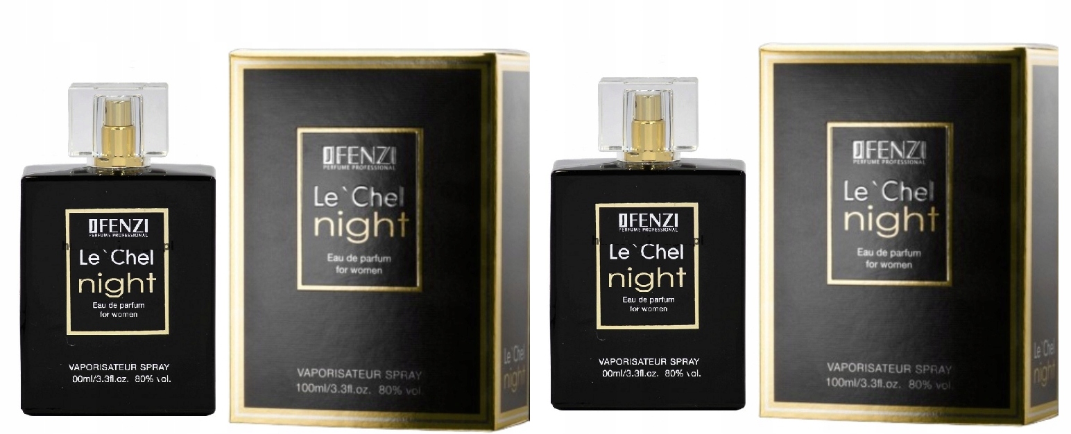 JFenzi Le'Chel Night Woman 2x100 ml parfémovaná voda pro ženy