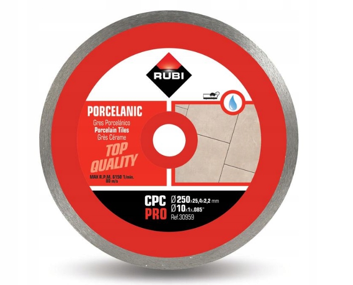 

Tarcza Diamentowa Do Gresu 180 Pro Ri 30955 Rubi