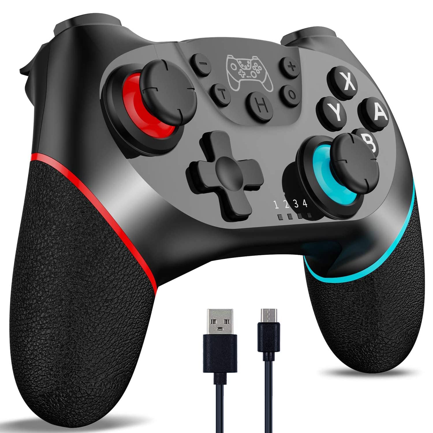 Pad do Nintendo Switch Bezprzewodowy Joystick Kontroler Kabel Usb 550mAh