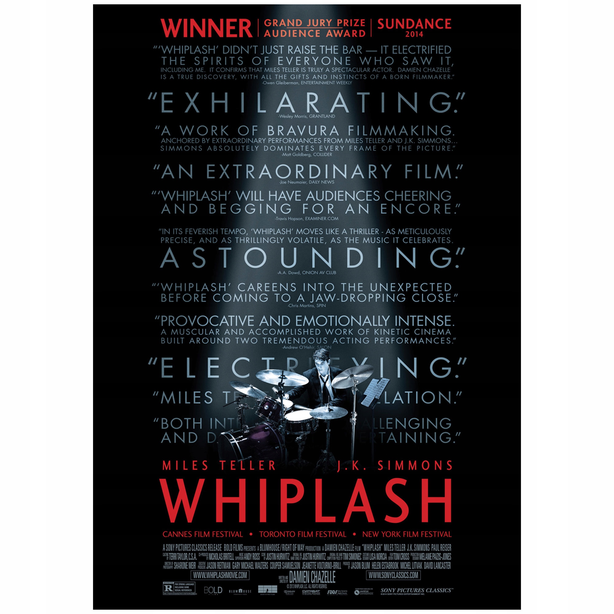 

Plakat Whiplash Film Miles Teller J.k. Simmons