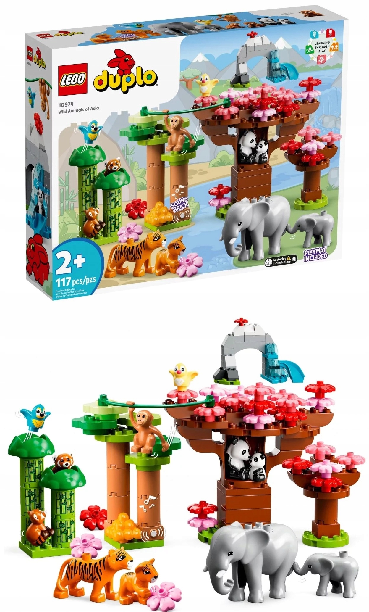LEGO Duplo 10974 Dzikie zwierzęta Azji