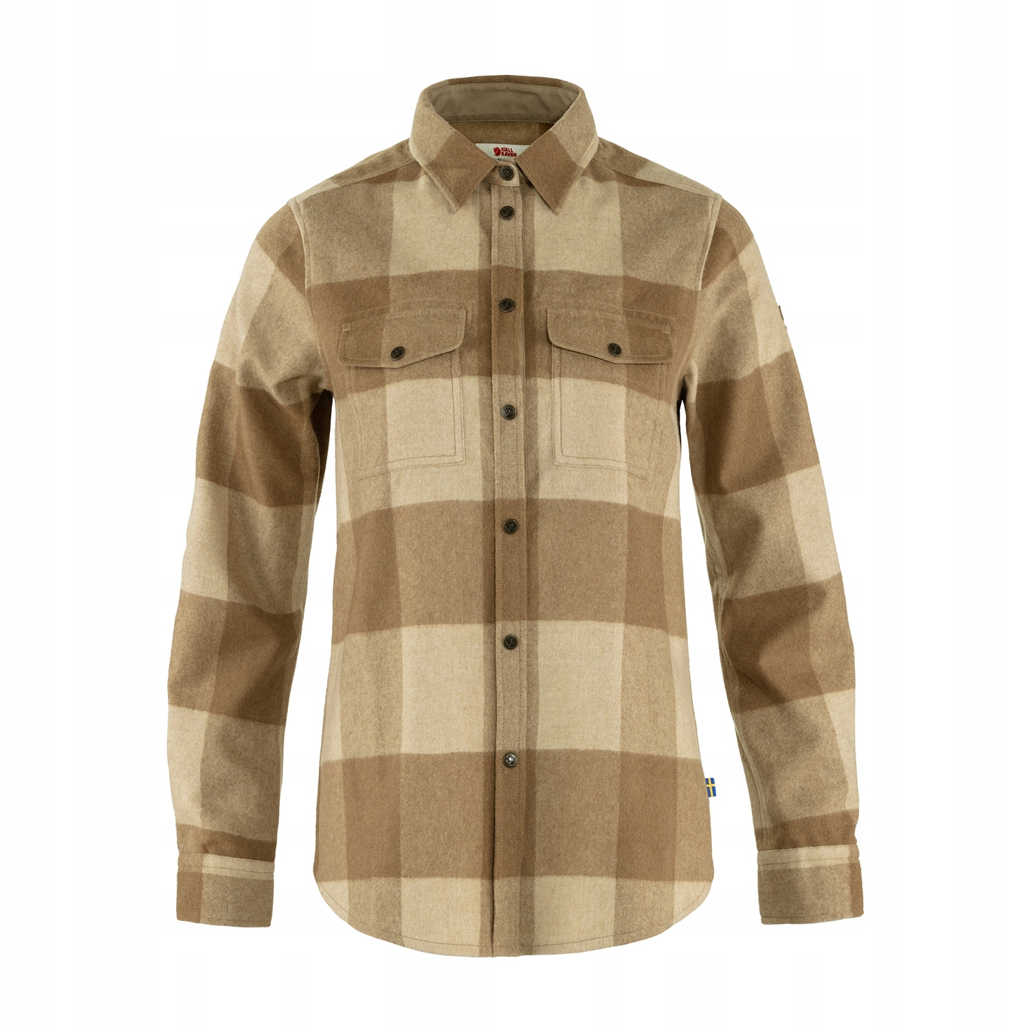 Damska koszula Fjallraven Canada Shirt buckwheat brown/light beige S