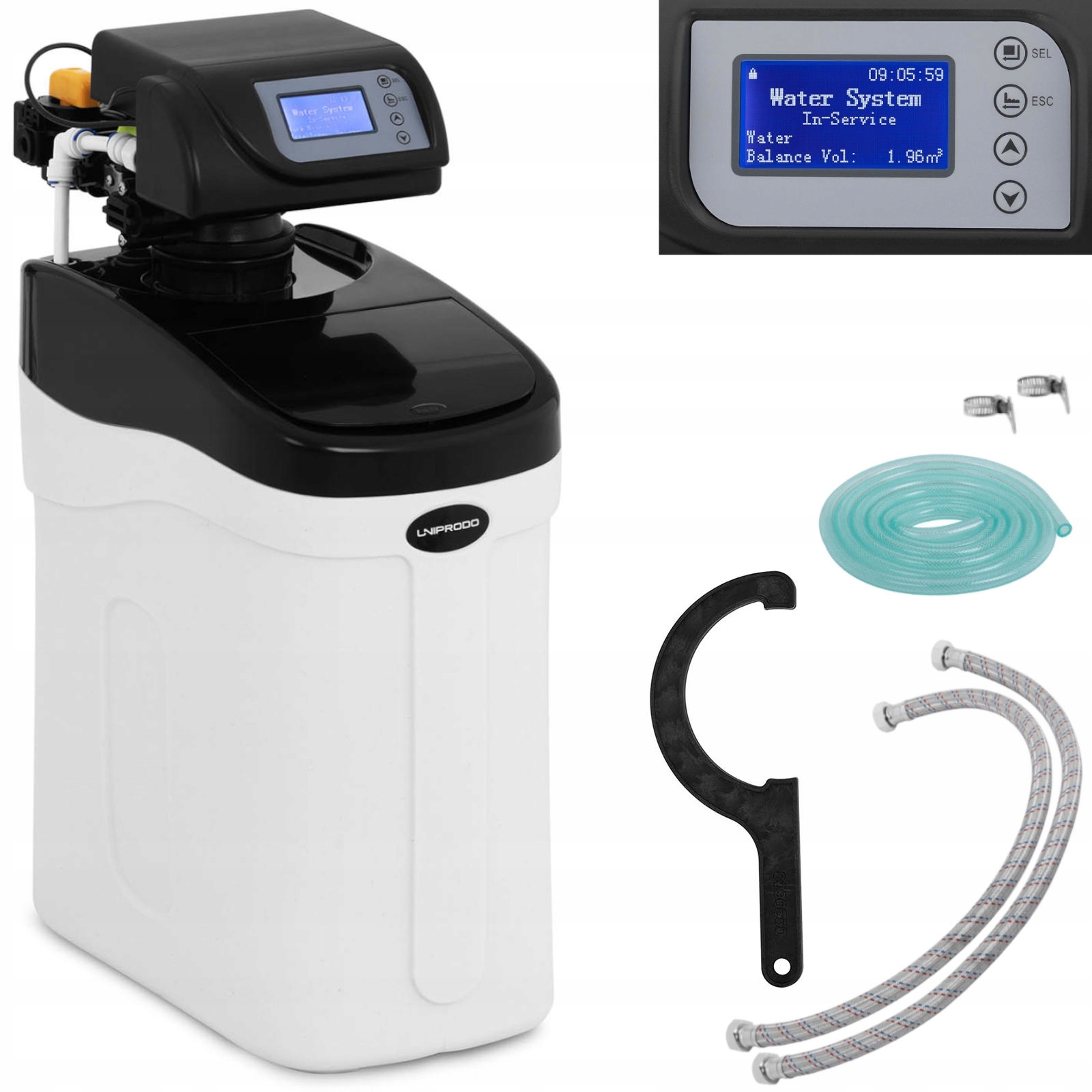 Zmäkčovač vodného kameňa s automatickým ventilom 6.5 l 3.3 W LCD
