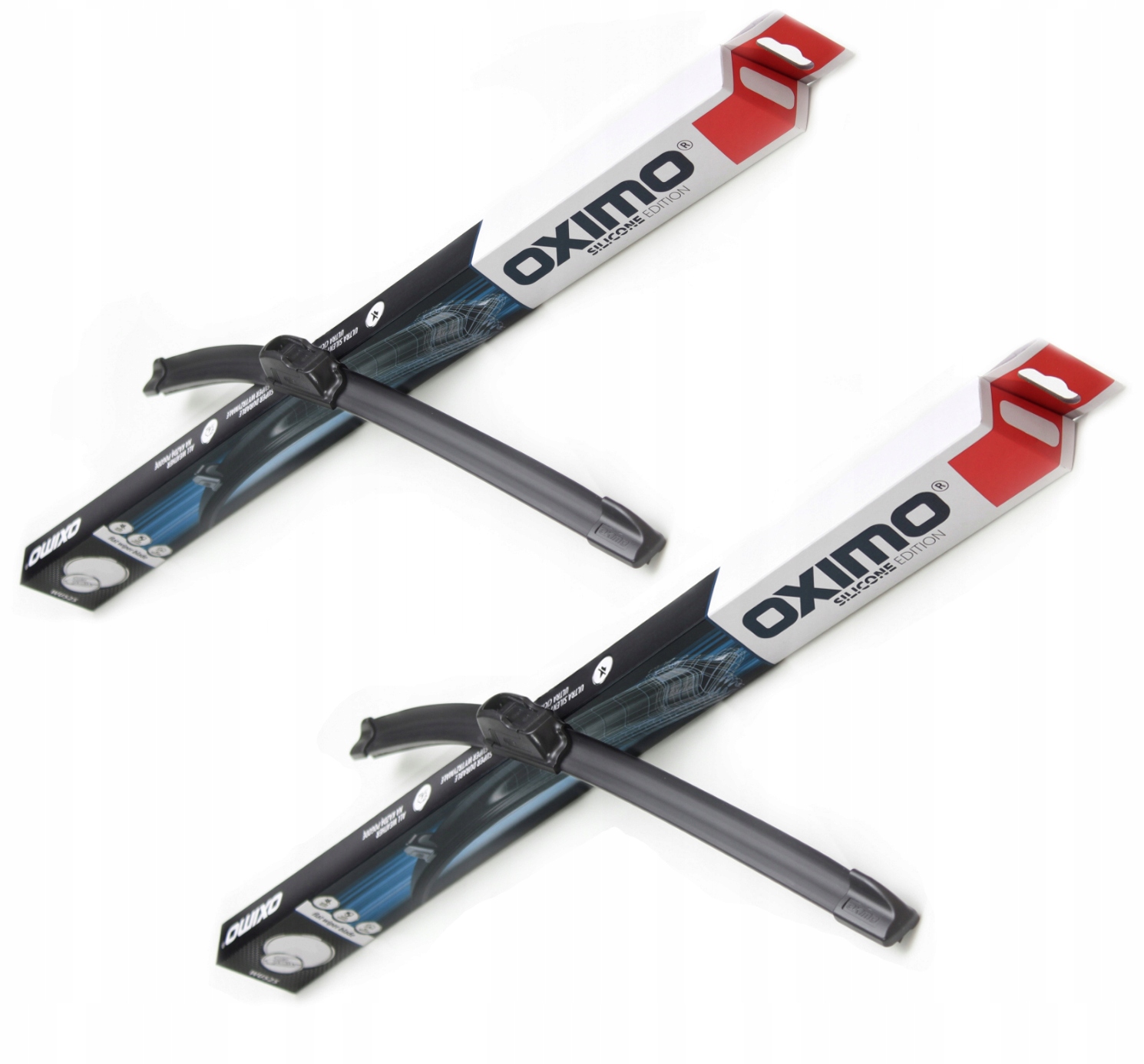 Wycieraczki Płaskie Oximo Hak U 600mm+450mm 60cm+45cm