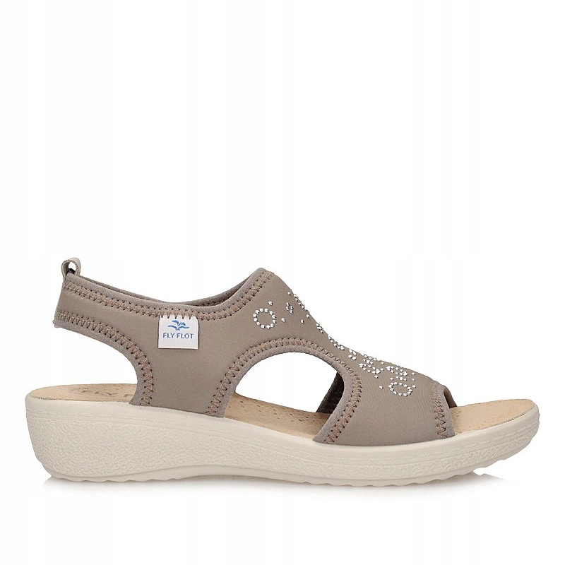 Dámské pohodlné nazouvací sandály Fly Flot 55 H76 Le Taupe