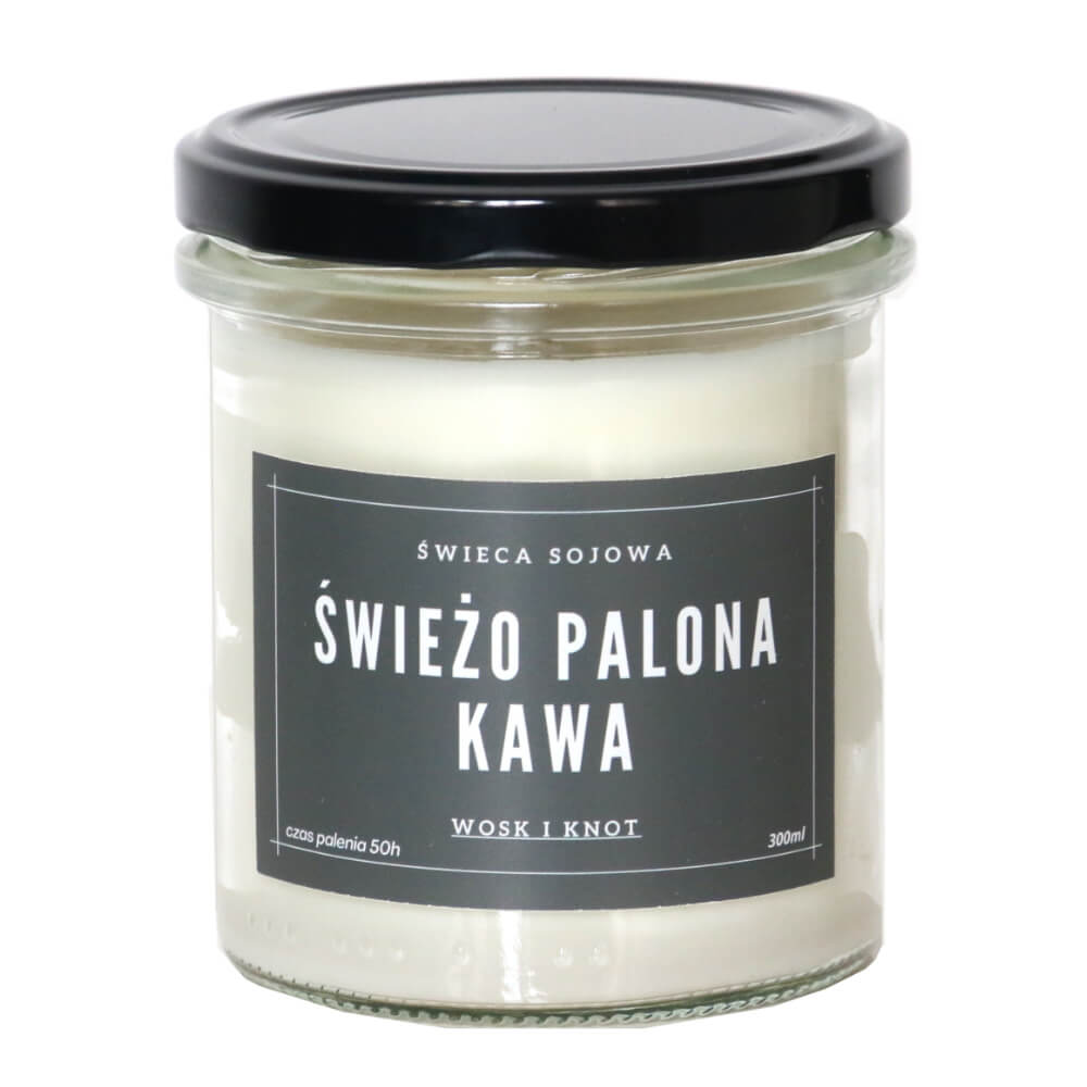 

Pachnąca ozdobna świeca Palona Kawa dekoracja