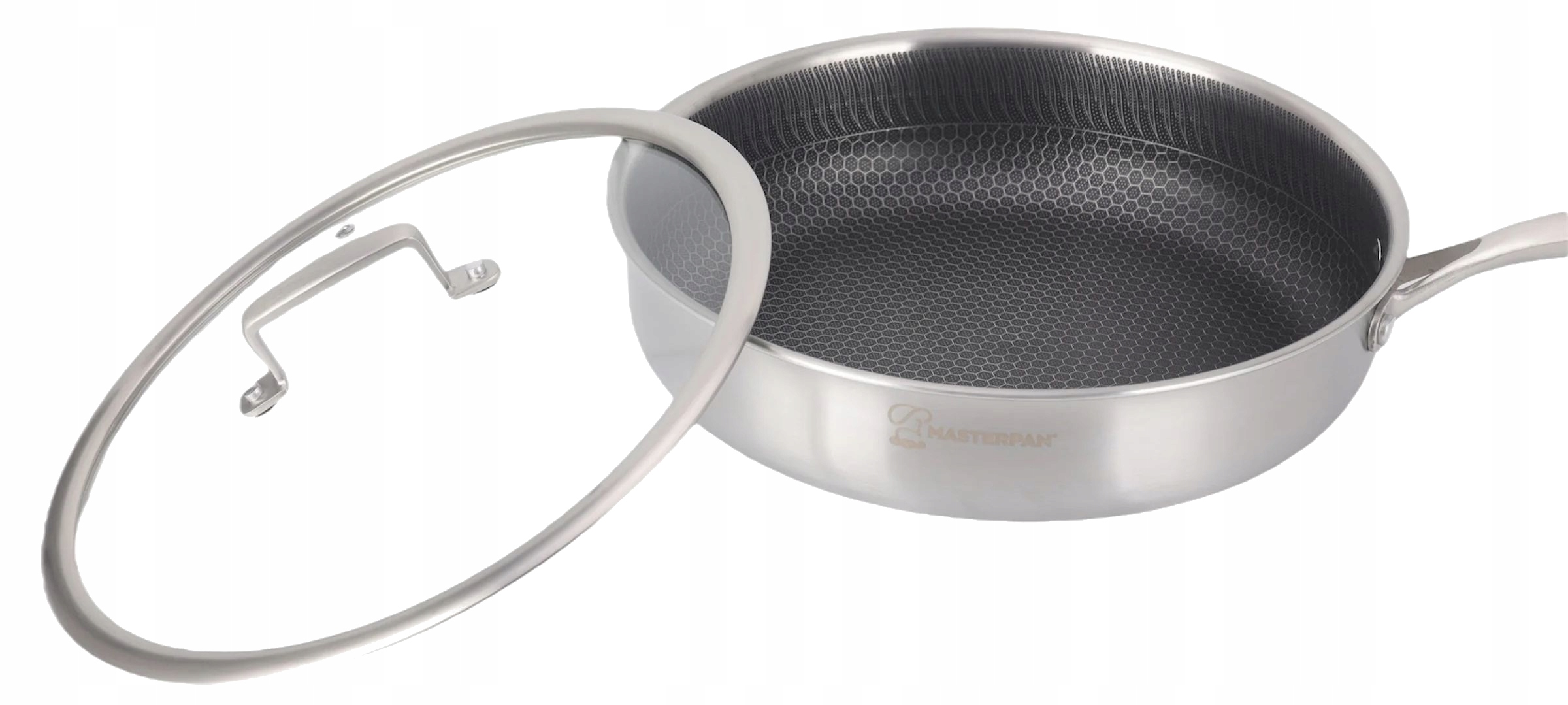 Panvica Oceľová Na Vyprážanie 28 CM S Nepriľnavým Vekom Indukcia Plyn